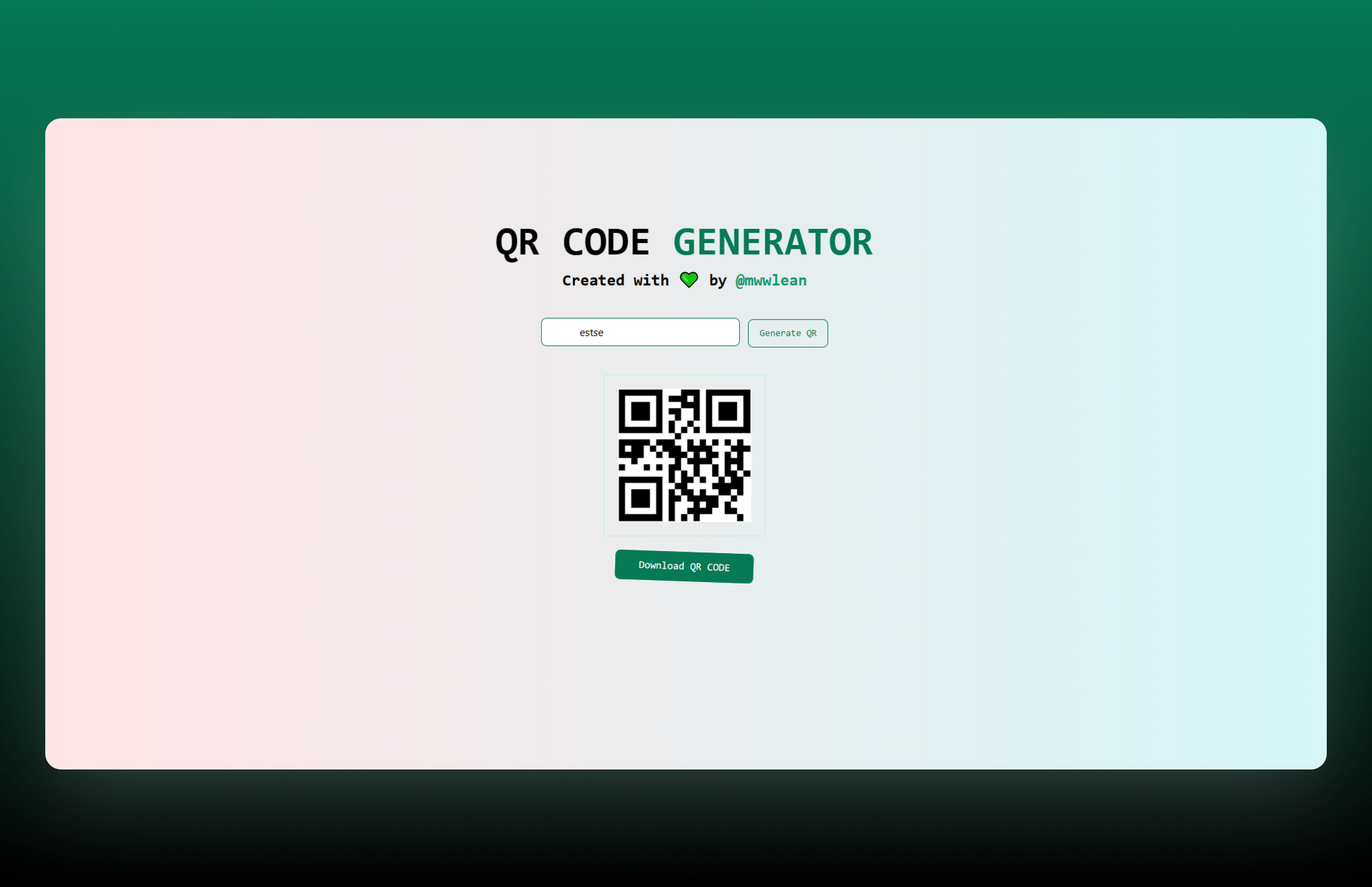 Qr Code Generator